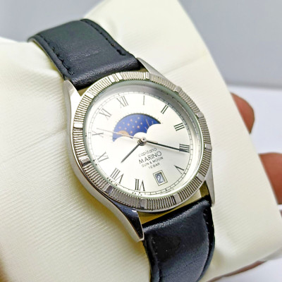 Capitano Marino Sun&Moon Phase MC-281MA Quartz Vintage Men s Watch ADR49ADL5