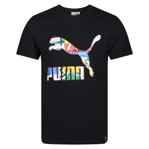 New Mens Puma T-Shirt Graphic Print Short Sleeve Round Crew Neck Cotton Tee Top - 第 40/55 張圖片