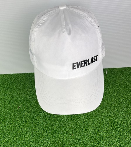 Everlast Tennis/ Sports Cap/ White Adjustable Back One size Easy Dry Polyester - Picture 2 of 13