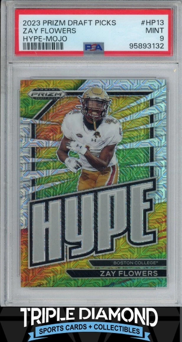 Zay Flowers Panini Prizm Draft Picks Hype #HP13 Mojo