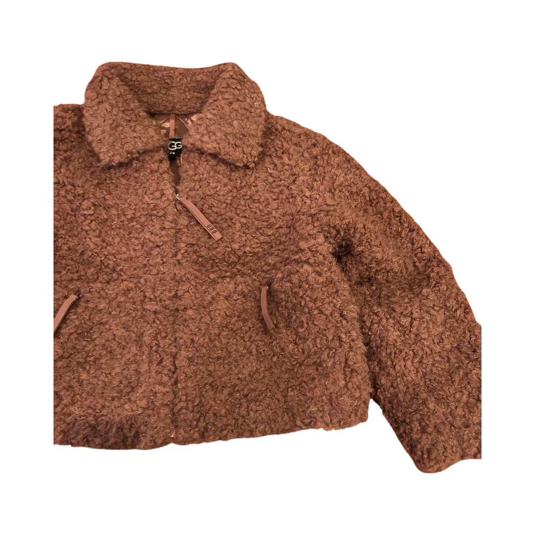 値下げ♡完売　新品　ella shaggy jacquard blouson スエードクラシックジャンパー | ファッション通販サイト NUGU