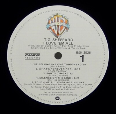 T.G. SHEPPARD I Love 'Em All | eBay