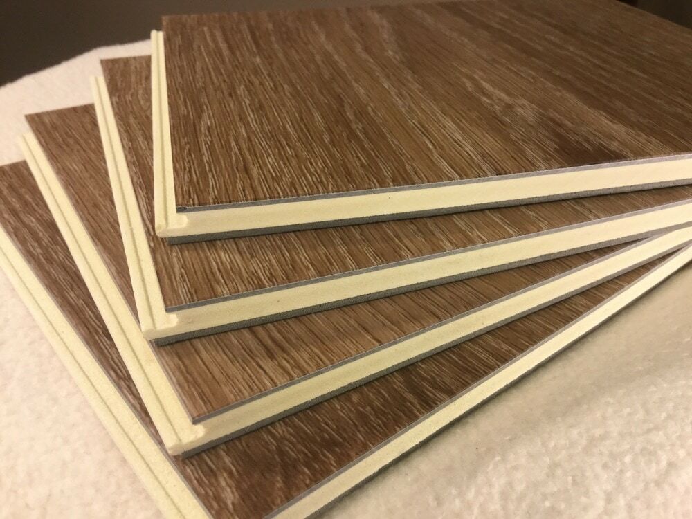 8.7mm Luxury Vinyl Plank Flooring Click 100 waterproof w/ underpad SAMPLE ONLY eBay