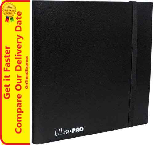 ULTRA PRO BINDER ECLIPSE PRO Binder 12 Pocket Holds 480 Cards Black - Picture 1 of 8