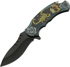 New Rite Edge Scorpion Warrior Linerlock A/O 300545-YB