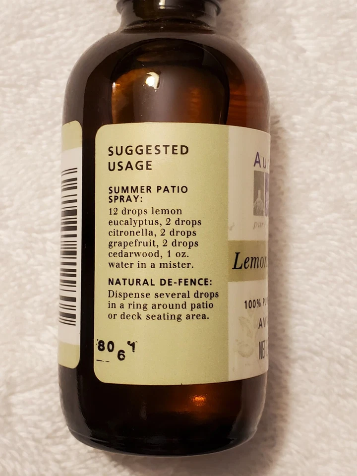 Aceite esencial puro de eucalipto limón de Aura Cacia 2 fl oz (59 ml) Foto 4 de 4