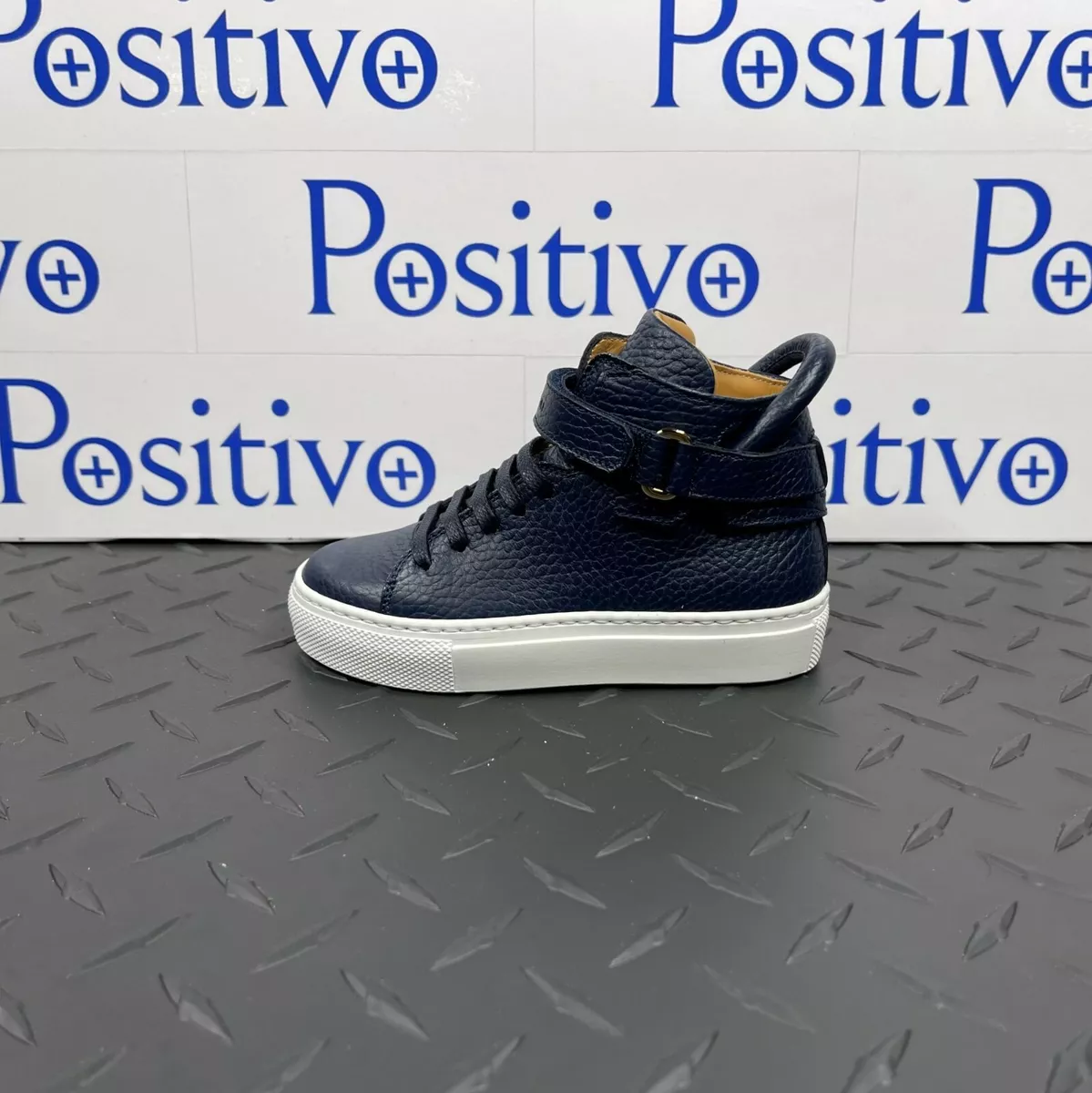 Buscemi 100MM Kids Alce Oceano Leather Sneakers Shoes EU T29 US 11.5 New