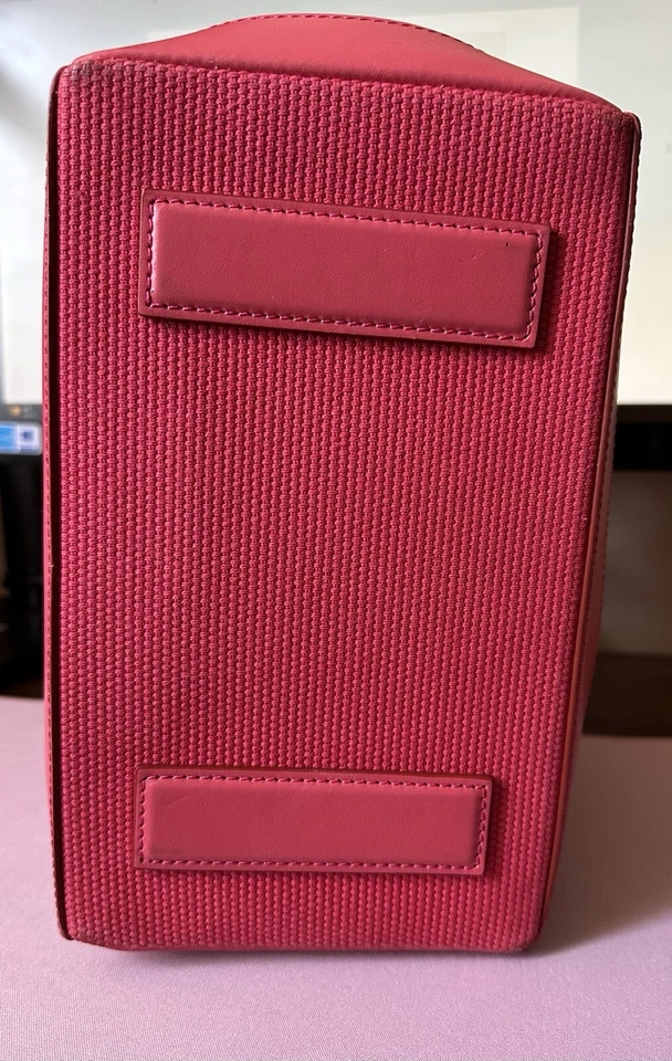 Bolso de Mano TOM FORD Mini Logo Lona Este-Oeste Coral Foto 3 de 4