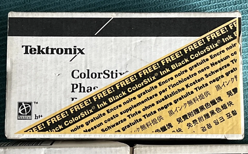 5 BOXES of NEW Tektronix 016-1307-01 Black Solid Ink Phaser 340 350 360 Genuine - Image 2 of 4