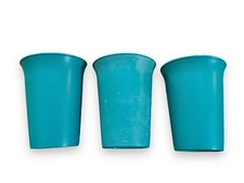 3 Tupperware 109-43 Classic Kids Bell Tumblers Sippy Cups Green