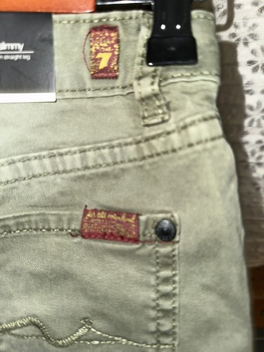 7 For All Mankind Jeans - Boys - Green Khaki - Size 10 - Picture 3 of 5