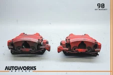 07-09 Jaguar XK XKR X150 Front Left & Right Brake Caliper Red Set Of 2 OEM