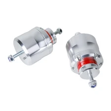 Front Engine Mount Competition Version 2Pcs Silver For NISSAN 350Z VQ35DE HR Z33