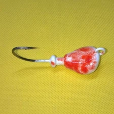 10 SPARKIE BLACKFISH  **WHITE SHERBET ORANGE** Jigs Heads Tautog  TOG T&A JIG