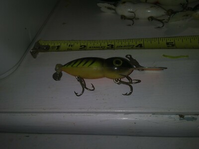 Ancien Leurre de Pêche Vintage Whopper Stopper Hellbender