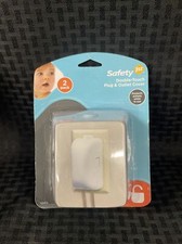 Brand New - Safety 1St 10404 Double-Touch Plug Outlet Cover, White, 2-Pack