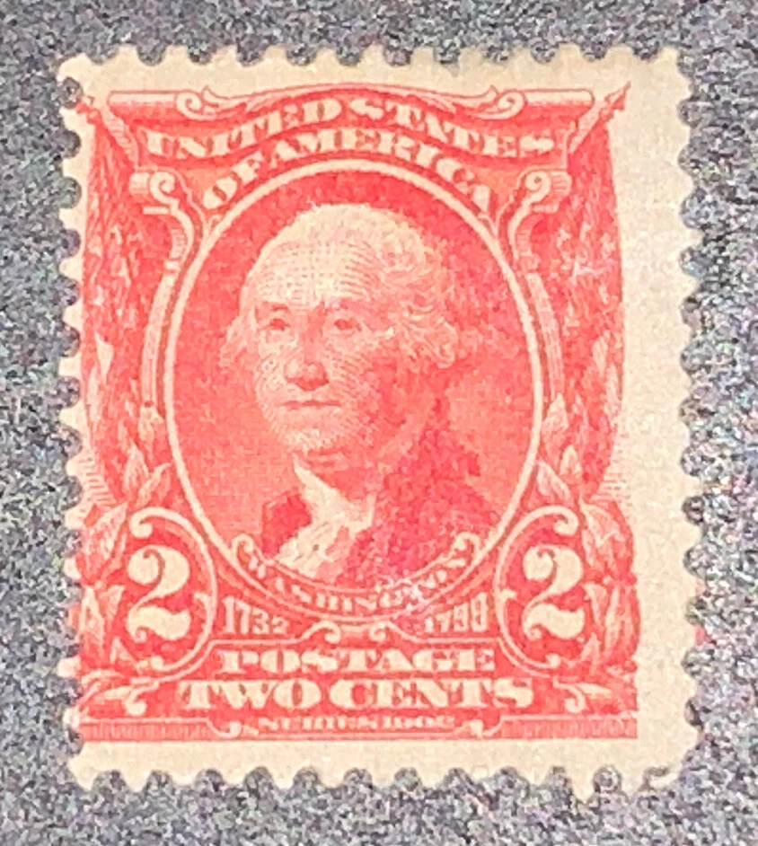 Travelstamps: 1902-1903 US Stamps Scott #301 Mint, Hinged, Original Gum, HH - Image 2 of 4