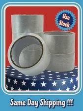 6 Rolls Shipping Packaging Box Packing Sealing Tape 1.4 mil 2" x 55 Yard 165FT