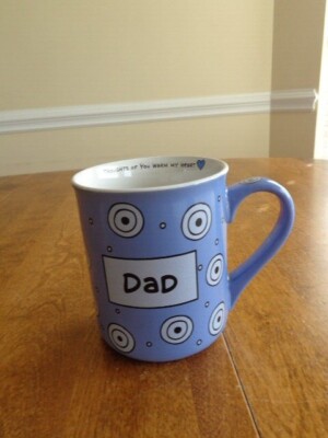 LORRIE VEASEY DAD MUG THOUGHTS OF YOU WARM MY HEART