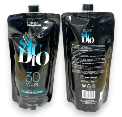 L'oreal Blond Studio 20 Vol (6%) (33.8fl.oz/1l) Lot Of 2, New, As Seen In Pics