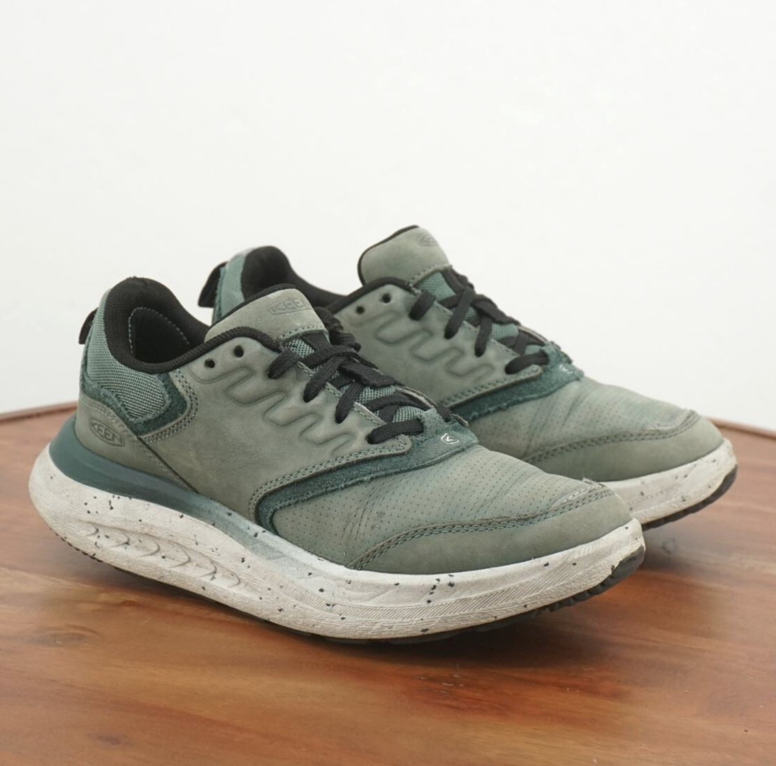 Scarpe da trail running Keen donna WK400 sneakers escursionismo pelle verde taglia 6 5