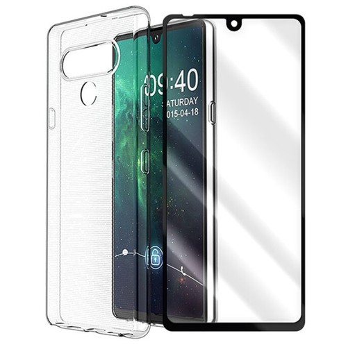Back TPU Case Cover HD Screen Protector F LG Stylo 6 LM-Q730AM Cricket Wireless - Picture 2 of 5