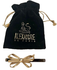 Alexandre de Paris Bow Barrette 10cm Beige To...
