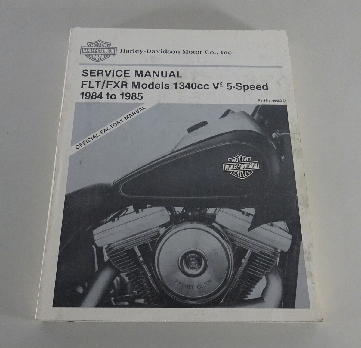 1984-EVO☆ ハーレー純正 日本語 サービスマニュアル エボ 1340