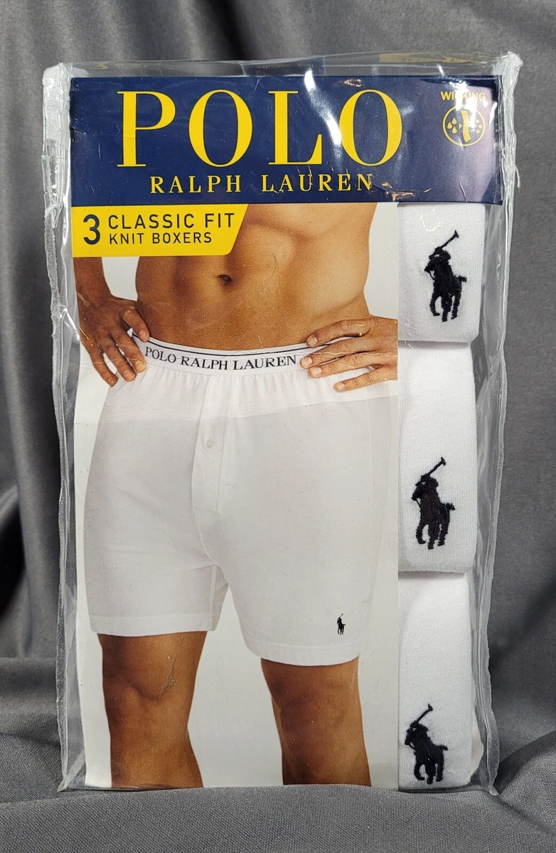 Polo Ralph Lauren Mens Classic Fit Cotton Boxers 3-Pack Style-RCKBP3 