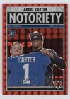 2025 Mosaic Abdul Carter Mosaic Red (Raw)