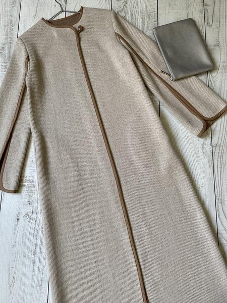 Women By Malene Birger Coat Beige 34 / XS / 42