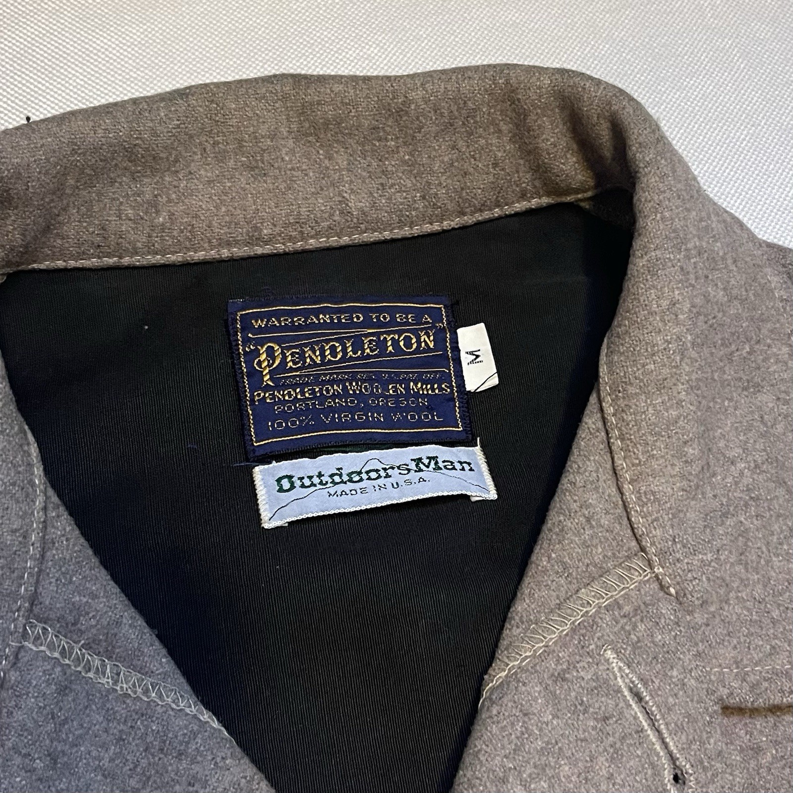 Vintage Pendleton 100% Wool Button Heavyweight 4 … - image 2