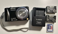 Panasonic LUMIX DMC-ZS10 14.1MP 16x Optical Zoom Digital Camera Black - GPS