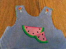 SALE Toddler Girl Sun Dress 24 Mo. Appliqué Watermelon Austin & Ashley USA NWOT