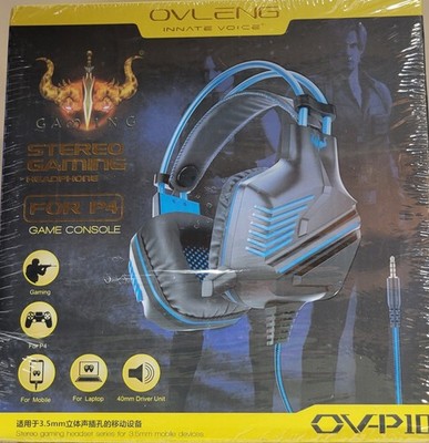OVLENG OV-P3 Innate Voice Wired Over-Ear Mobile Gaming Stereo Headphones - Black