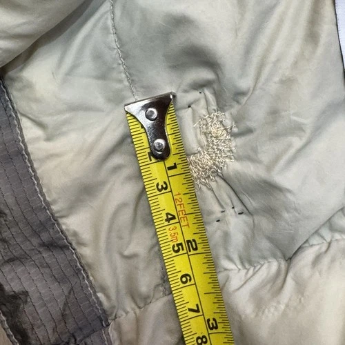Stone Island Nylon Metal Watro Rip stop Down TC Green Graysh Sz M Jacket READ image 24