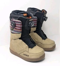 ThirtyTwo Lashed Double Boa Snowboarding Boots, Tan, Women's 8