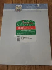 NEW Christmas Holiday Stationary Computer Paper 100 Sheets Sonburn II Santa Snow