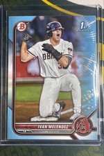 2022 Bowman Draft - Ivan Melendez #BD-29 Sky Blue /499 (RC)