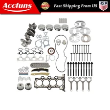 G4FD 1.6L Engine Overhaul Rebuild Kit w/ Crankshaft & 4X Conrods For Hyundai Kia