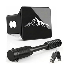 Mountains Range Hitch Cover for 2 Inch Receivers with 5/8-Inch Pin Diameter A...