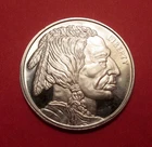 Buffalo-Indian 1 Oz. 0.999 Silver Round - Bullion