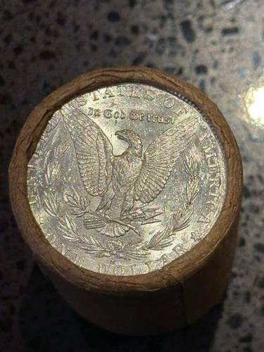 S & CC End BU $10 Morgan Silver Dollar Roll (10-coins)