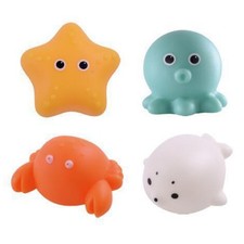 Baby Bath Toys Toddler Bathtub Toy Induction Light Up Bath Animal Toys Water