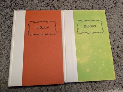 Shogun A Novel Of Japan Vol. 1 &2 By James Clavell 1975 Hardcover Book 