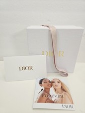Christian Dior Luxury Gift Box w/ Ribbon Tissue Card  Forever Sample EMPTY