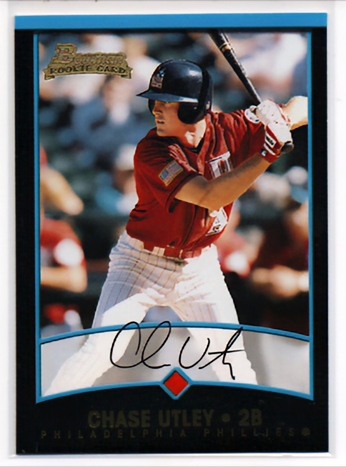 Chase Utley #69 2001 Bowman Draft Picks