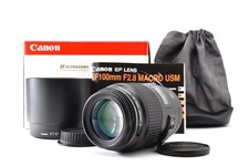  Almost Unused Canon EF 100mm f/2.8 Macro USM Prime Telephoto Lens From JAPAN