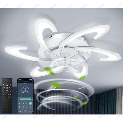 90W LED Deckenleuchte Fan Deckenventilator Lampe Beleuchtung + Fernbedienung DE