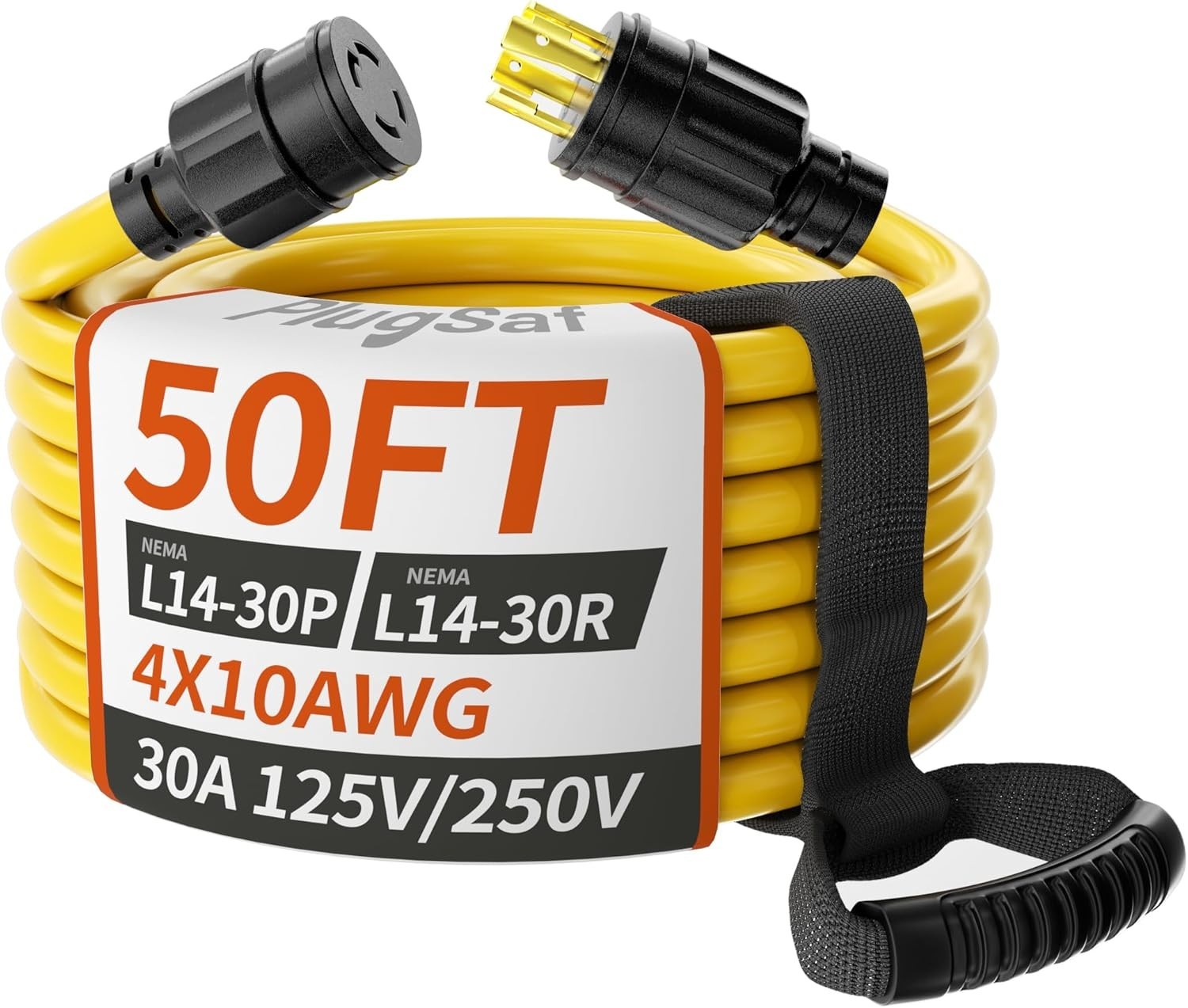 Extension Cord L14-30p To L14-30r 10awg 125/250v Twist-ob